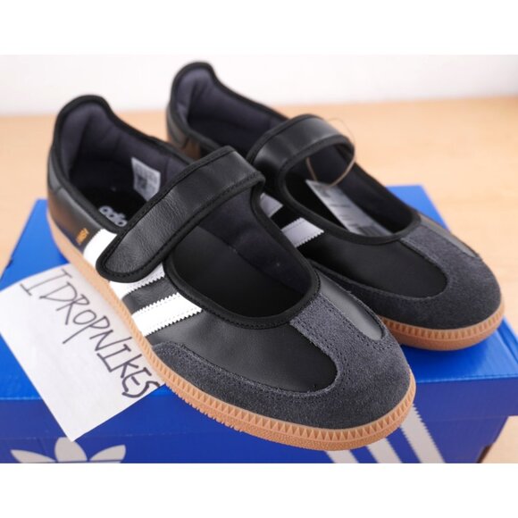 Adidas Samba Jane Black/White Gum Women's Shoes - Picture 6 of 9